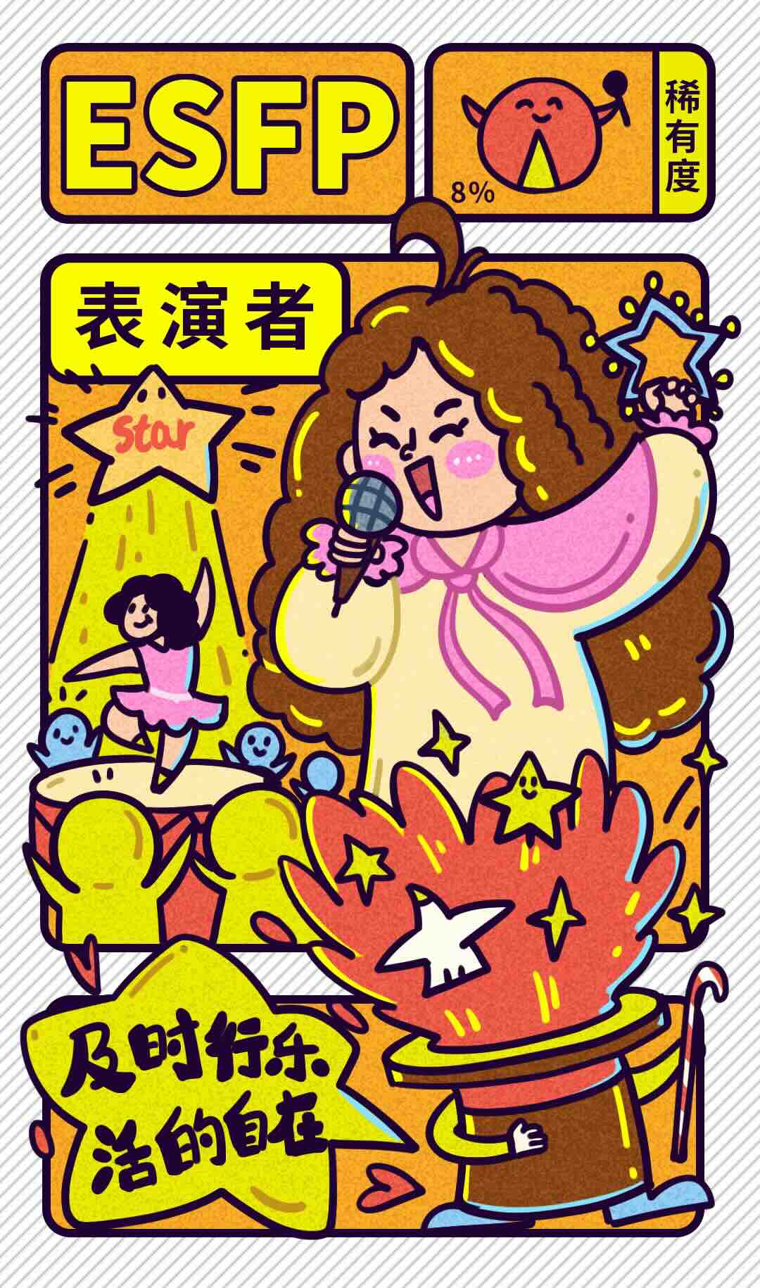 摄图网_402574068_MBTI手绘卡通线描16型人格ESFP表演者竖版(企业商用) (1).jpg