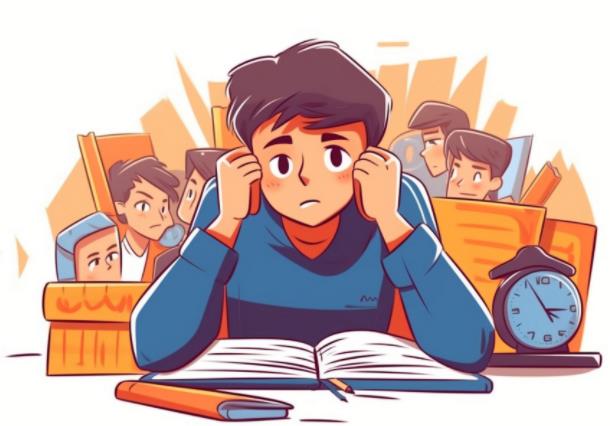 中学生考试焦虑程度自我测评