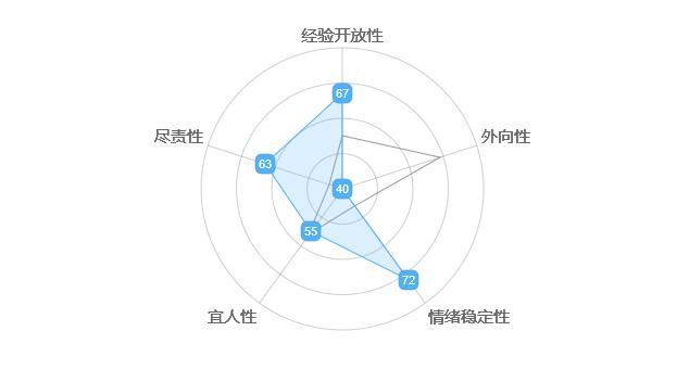 The Big Five 我的大五类人格测试