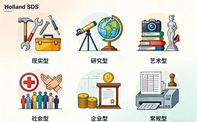 霍兰德职业兴趣与能力倾向测验 | Holland SDS